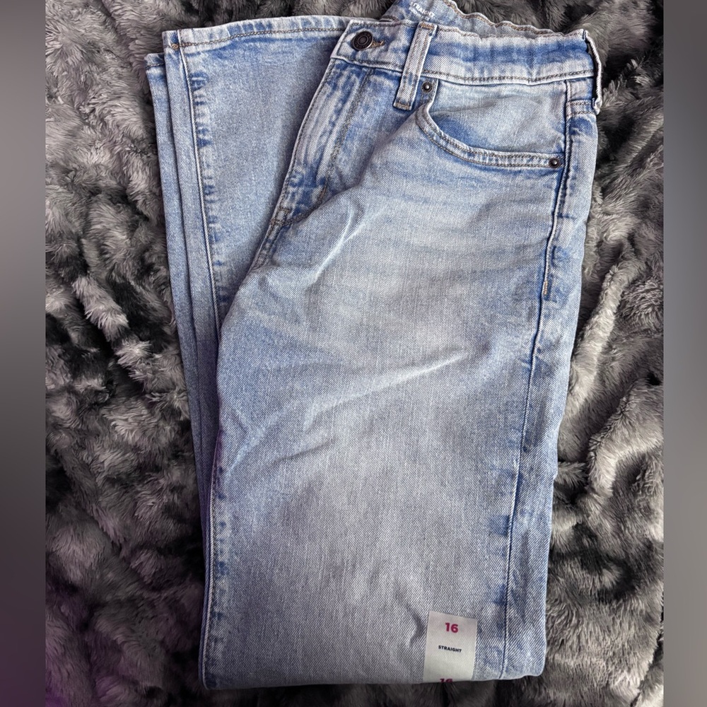 Old navy straight leg built-in flex jeans